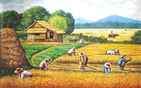 Cách vẽ tranh phong cảnh đơn giản nhất