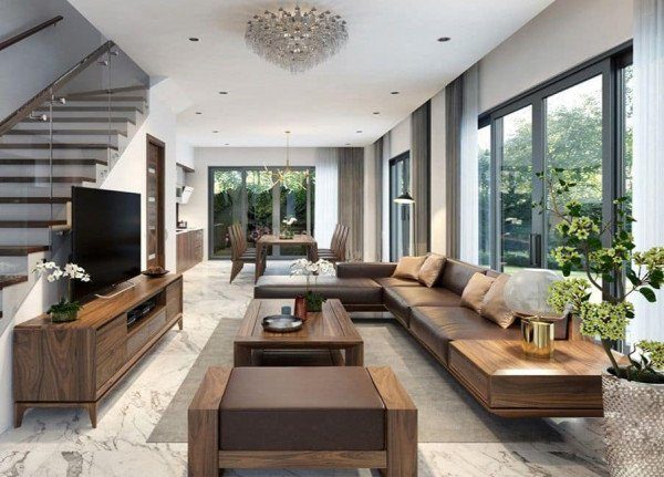 Sofa gỗ hiện đại