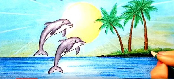 Vẽ tranh phong cảnh thiên nhiên