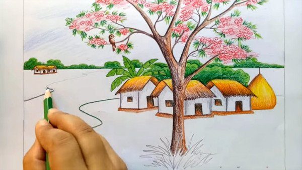 Vẽ tranh phong cảnh thiên nhiên