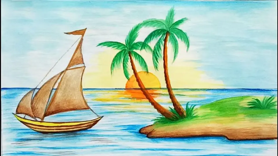 Hướng dẫn vẽ tranh phong cảnh