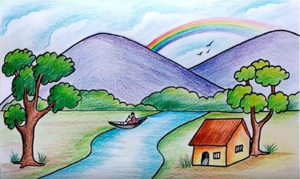 Vẽ tranh đề tài phong cảnh