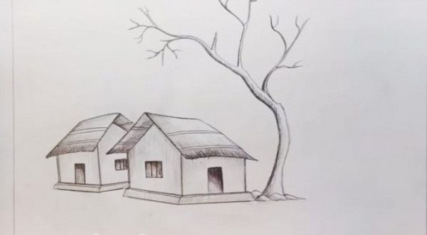 Vẽ tranh phong cảnh bằng bút chì