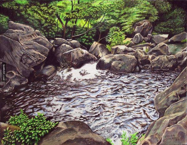 Vẽ tranh phong cảnh bằng bút chì