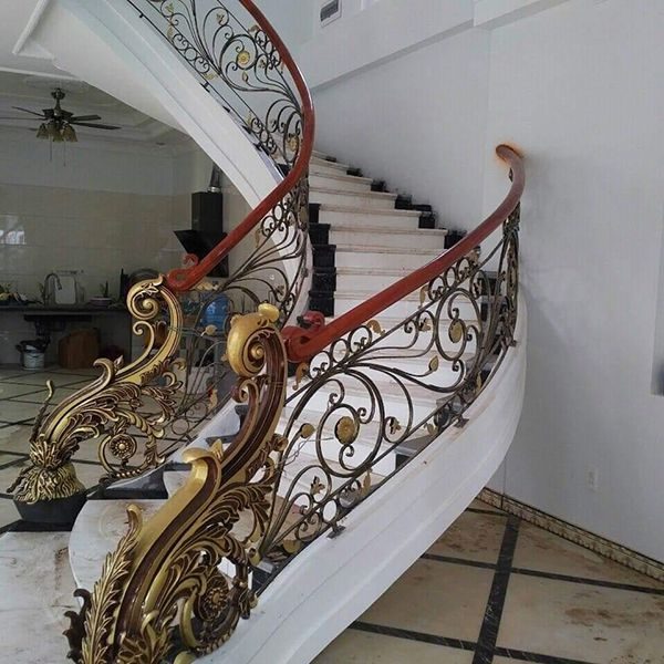 Mẫu Lan Can Cầu Thang Sắt Mỹ Thuật đẹp