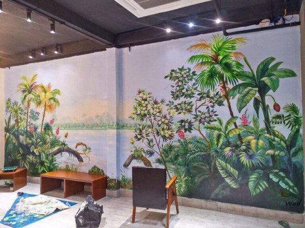 Các chủ đề vẽ tranh tường quán cafe trà sữa