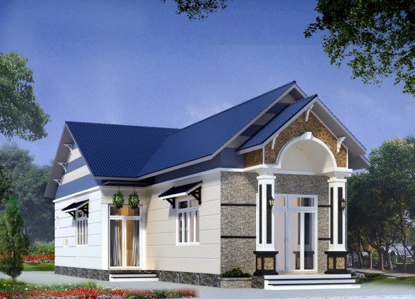Mẫu nhà cấp 4 nông thôn chi phí xây dựng 150 triệu - Nội Thất Ocean