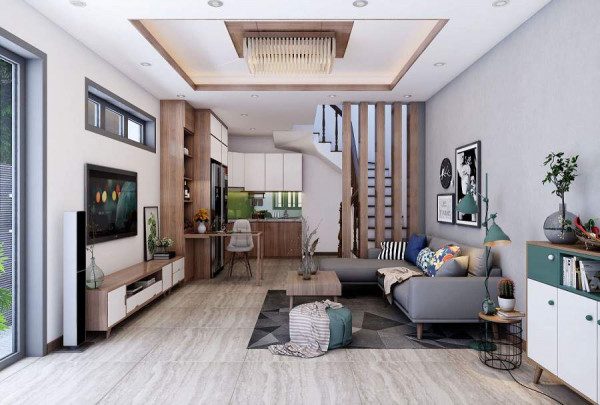 Thiết kế nội thất nhà phố hiện đại - Nội Thất Ocean
