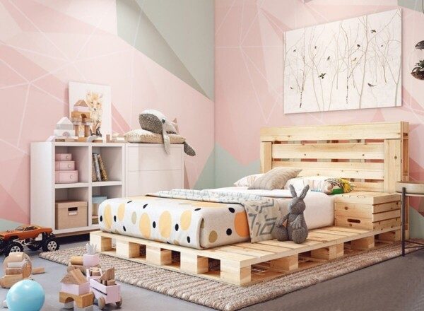 Giường Pallet Gỗ Đẹp Giá Rẻ Với 20+ Cực Phẩm Cho Phòng Ngủ