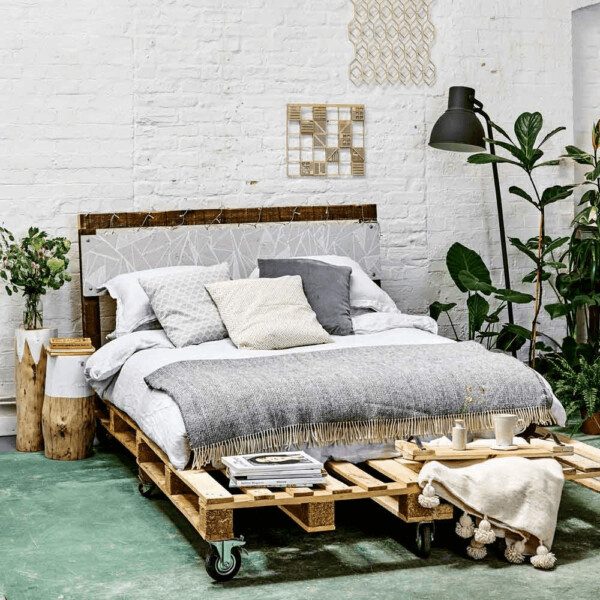 Giường Pallet Gỗ Đẹp Giá Rẻ Với 20+ Cực Phẩm Cho Phòng Ngủ