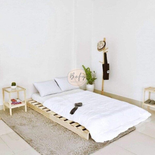 Giường Pallet Gỗ Đẹp Giá Rẻ Với 20+ Cực Phẩm Cho Phòng Ngủ