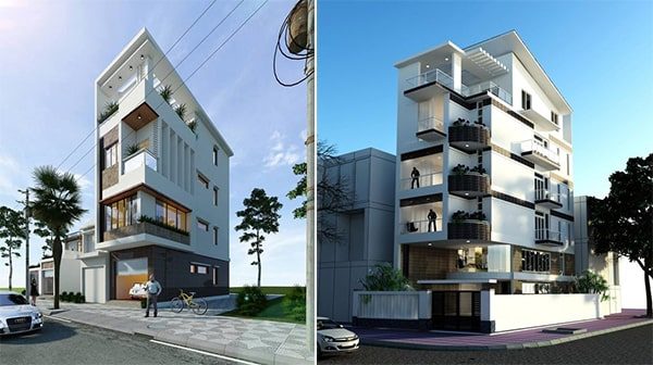 Thiết Kế Nhà 2 Mặt Tiền Sao Cho "Sang Trọng - Hiện Đại"?