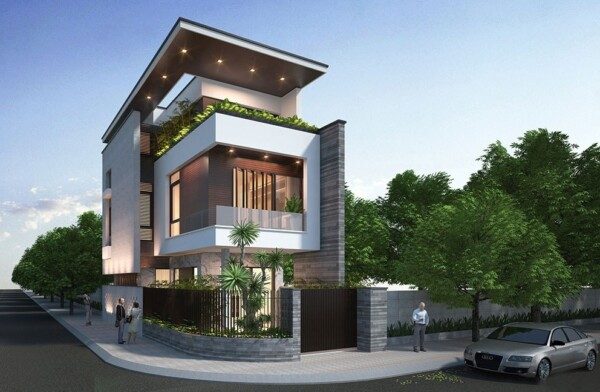 Thiết Kế Nhà 2 Mặt Tiền Sao Cho "Sang Trọng - Hiện Đại"?