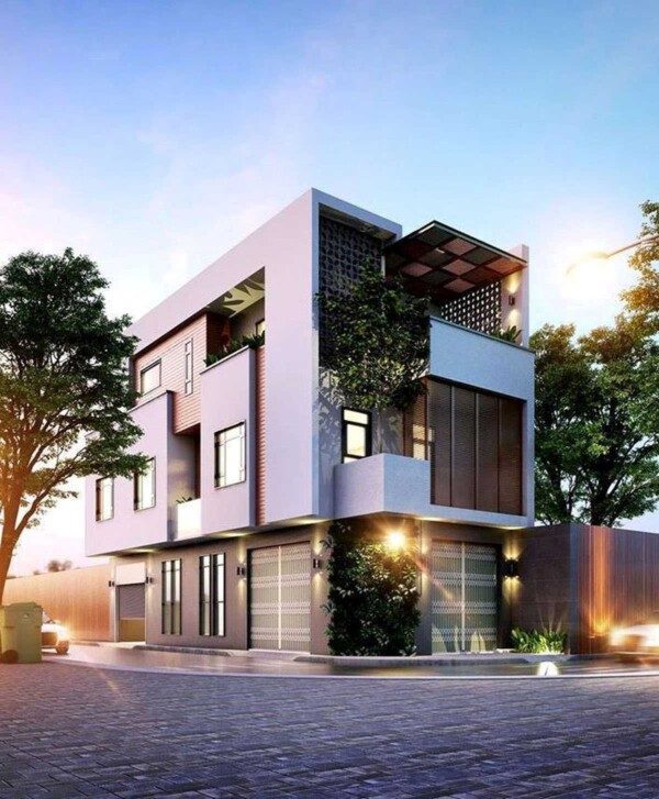 Thiết Kế Nhà 2 Mặt Tiền Sao Cho "Sang Trọng - Hiện Đại"?