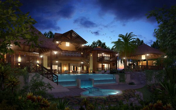 Thiết kế Resort phong cách truyền thống