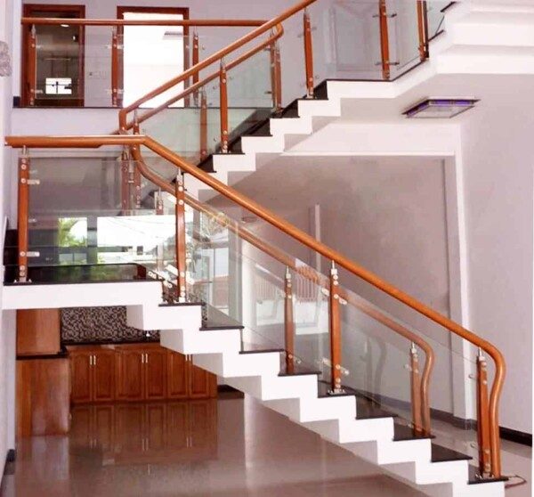 Báo giá tay vịn cầu thang gỗ dâu