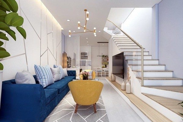 Trọn Bộ Cầu Thang Dọc Nhà Ống 4m ĐẸP - HIỆN ĐẠI Nhất