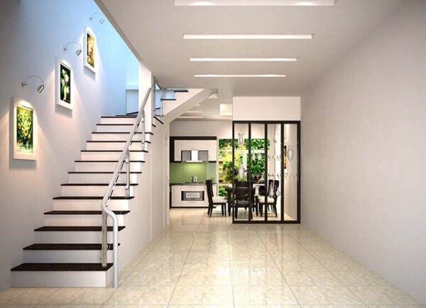 Trọn Bộ Cầu Thang Dọc Nhà Ống 4m ĐẸP - HIỆN ĐẠI Nhất