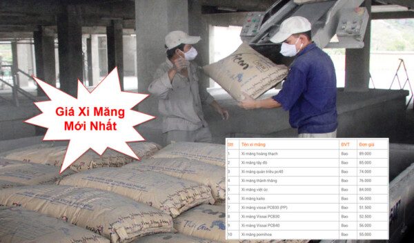 Bảng Giá Xi Măng Mới Nhất - Cập Nhật Từng Ngày [GIÁ GỐC]