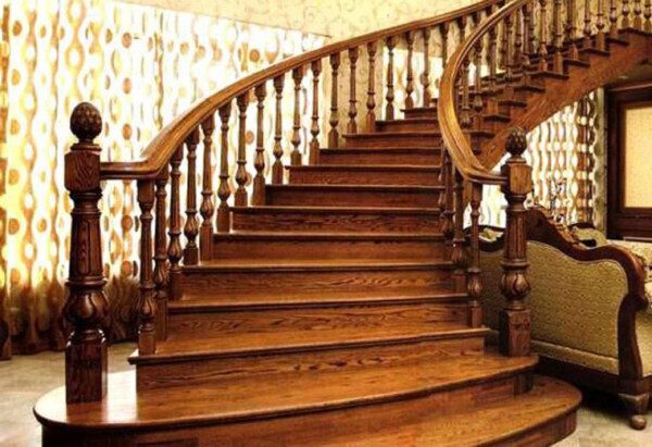 22+ Cầu Thang Gỗ Vuông "Đẹp - Sang Trọng - Hiện Đại" Giá Tốt