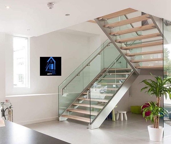 [BST] Cầu Thang Kính Inox GIÁ TỐT Nhất Thị Trường Nội Thất