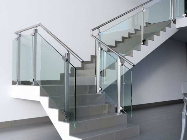 [BST] Cầu Thang Kính Inox GIÁ TỐT Nhất Thị Trường Nội Thất