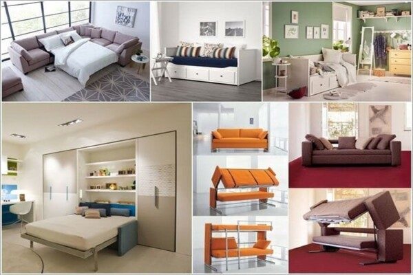 9 Mẫu Sofa Giường "Thông Minh" Sang Trọng Tiết Kiệm Diện Tích Tối Đa