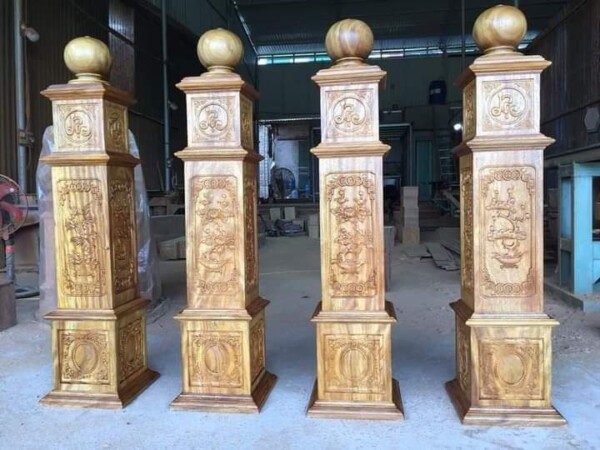 12+ Trụ Cầu Thang Gỗ "Hiện Đại- Sang Trọng" | Chi Phí Tối Ưu Nhất