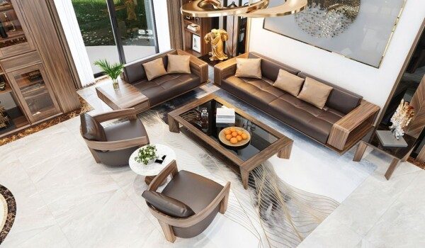 [SOFA GỖ ÓC CHÓ] - 55 Mẫu Sofa Siêu Phẩm Của Giới Thượng Lưu 