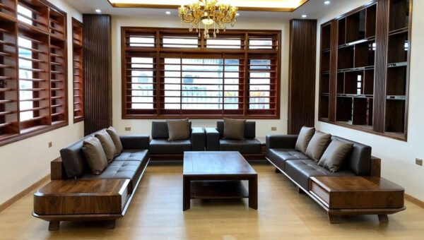 [SOFA GỖ ÓC CHÓ] - 55 Mẫu Sofa Siêu Phẩm Của Giới Thượng Lưu 