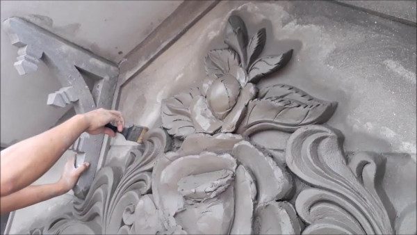 cách trộn vữa đắp phù điêu