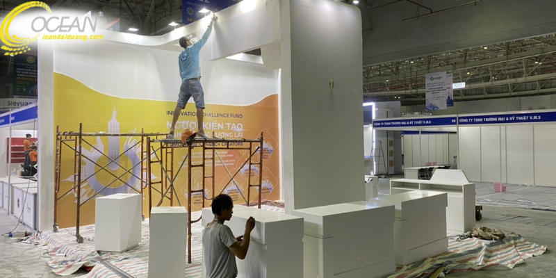 Lý do nên đầu tư thi công gian hàng hội chợ – booth