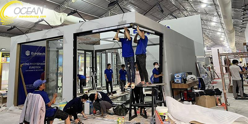 Quy trình thi công gian hàng hội chợ – booth đúng chuẩn