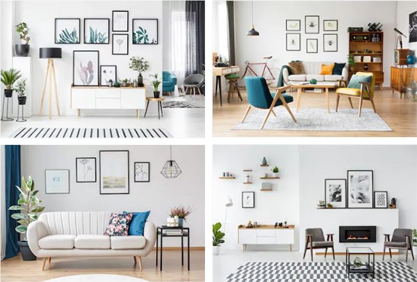 Cách bố trí tranh treo tường