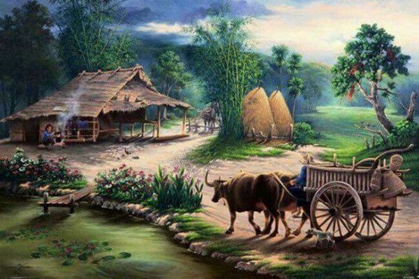 Cách vẽ tranh phong cảnh đơn giản nhất