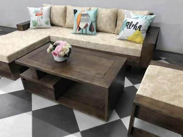 Mẫu bàn ghế Sofa gỗ đẹp