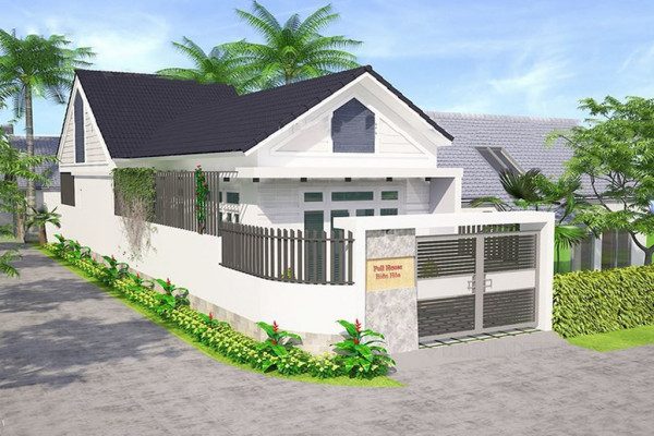 mẫu nhà cấp 4 chữ l