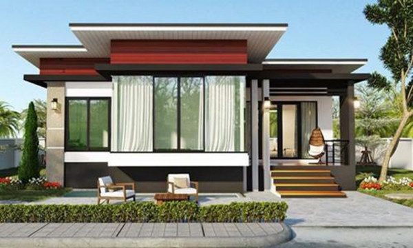 nhà cấp 4 mái bằng