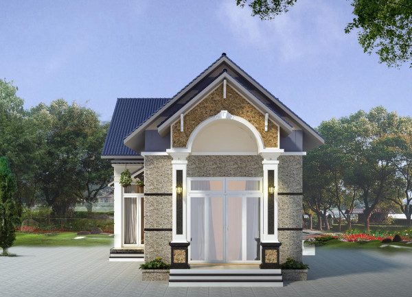 nhà cấp 4 mái thái