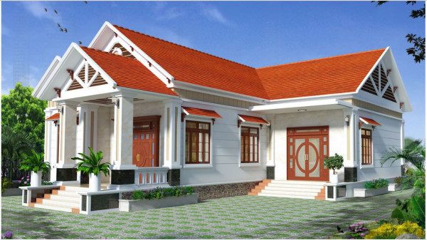 nhà cấp 4 mái thái 300 triệu